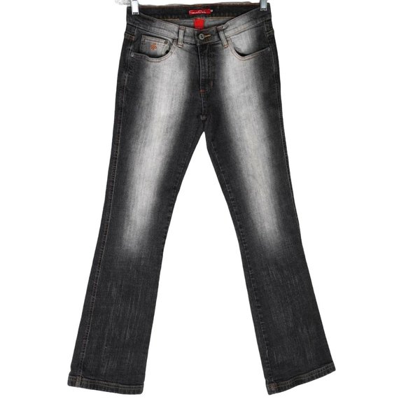 Southpole Jeans Size 9 Black Gray Fade Stretch Denim - Picture 3 of 14